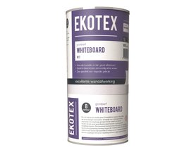 Ekotex WHITEBOARD grondverf kleur wit RAL 9010 1,0 liter